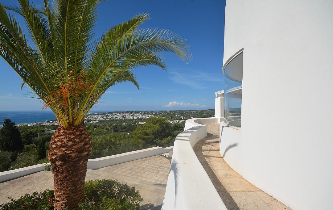 Entrata vista mare